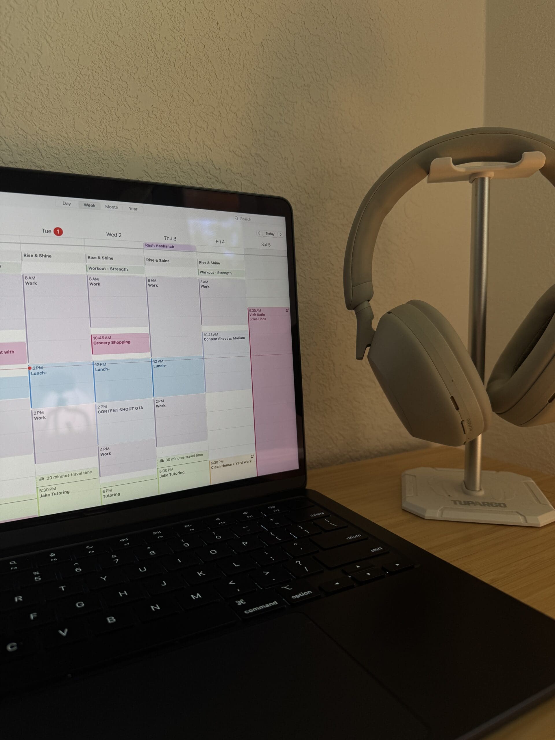A computer setup by a digital marketing strategist